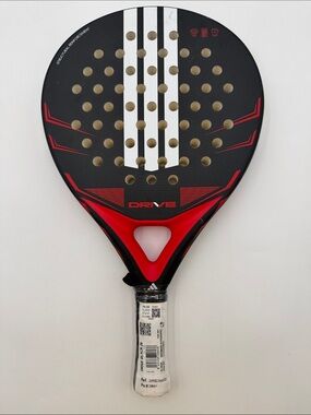 adidas Drive Padel Racket in Black & Red
